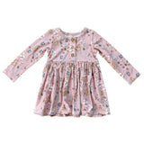 Long Sleeve Henley Dress Christmas Dogs