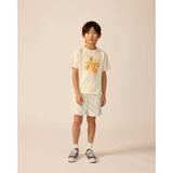 Organic Weekend Tee in White Mixed Fruit