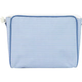The Go Bag in Navy Mini Stripe