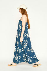 Zuma Dress in Navy Fig