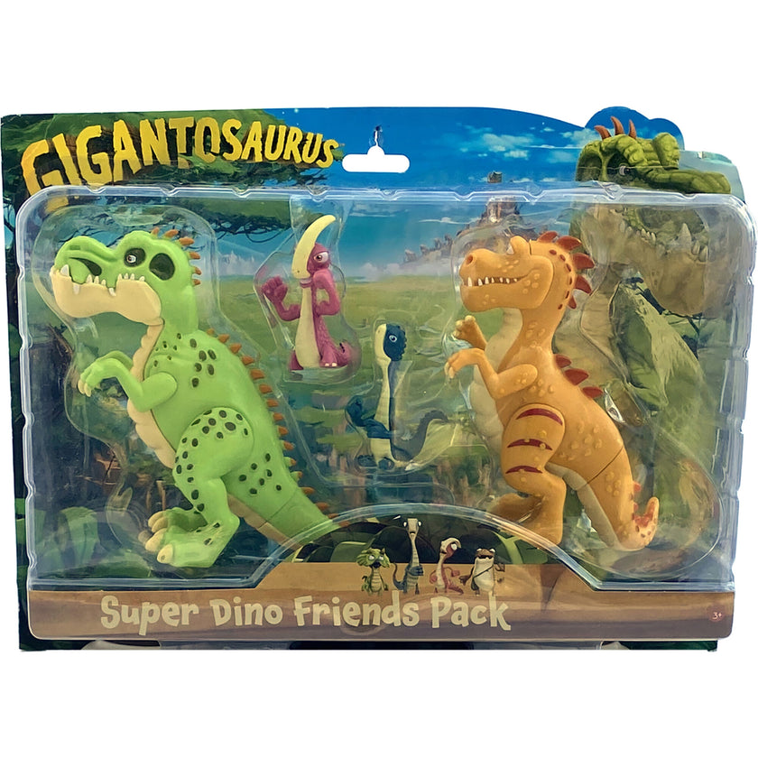 Gigantosaurus: Super Dino Friends Pack - 4 Pack - (5" Giganto