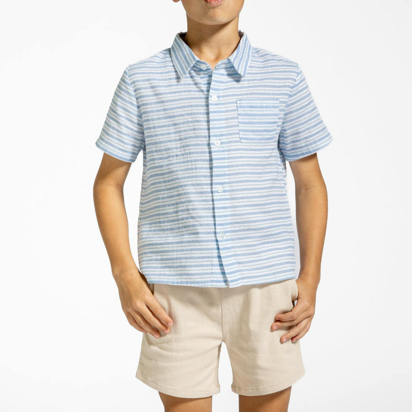 boys tan ultra-soft twill short