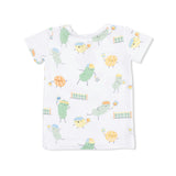 Pickles Playing Pickleball - Short Sleeve Loungewear Set