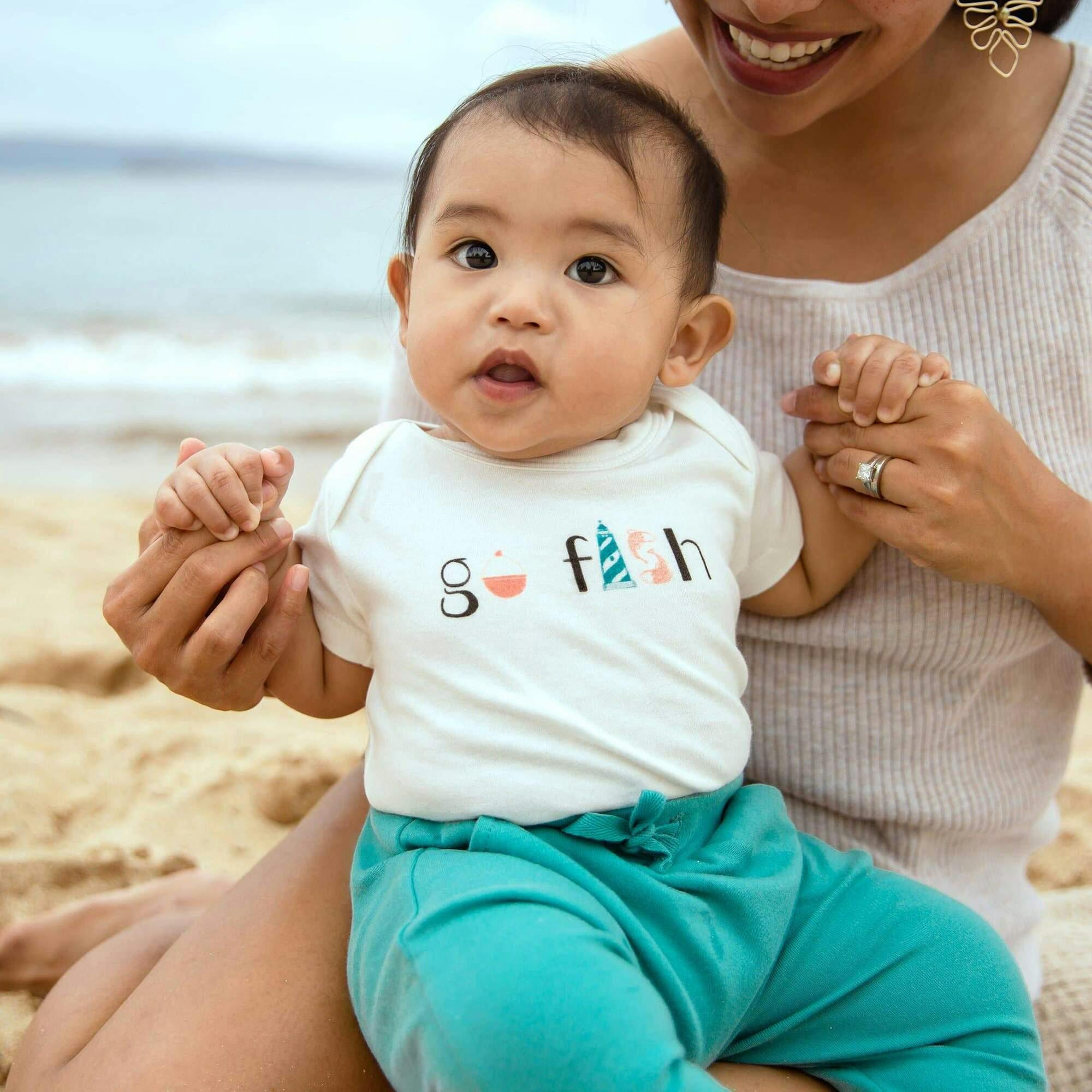 graphic bodysuit | go fish