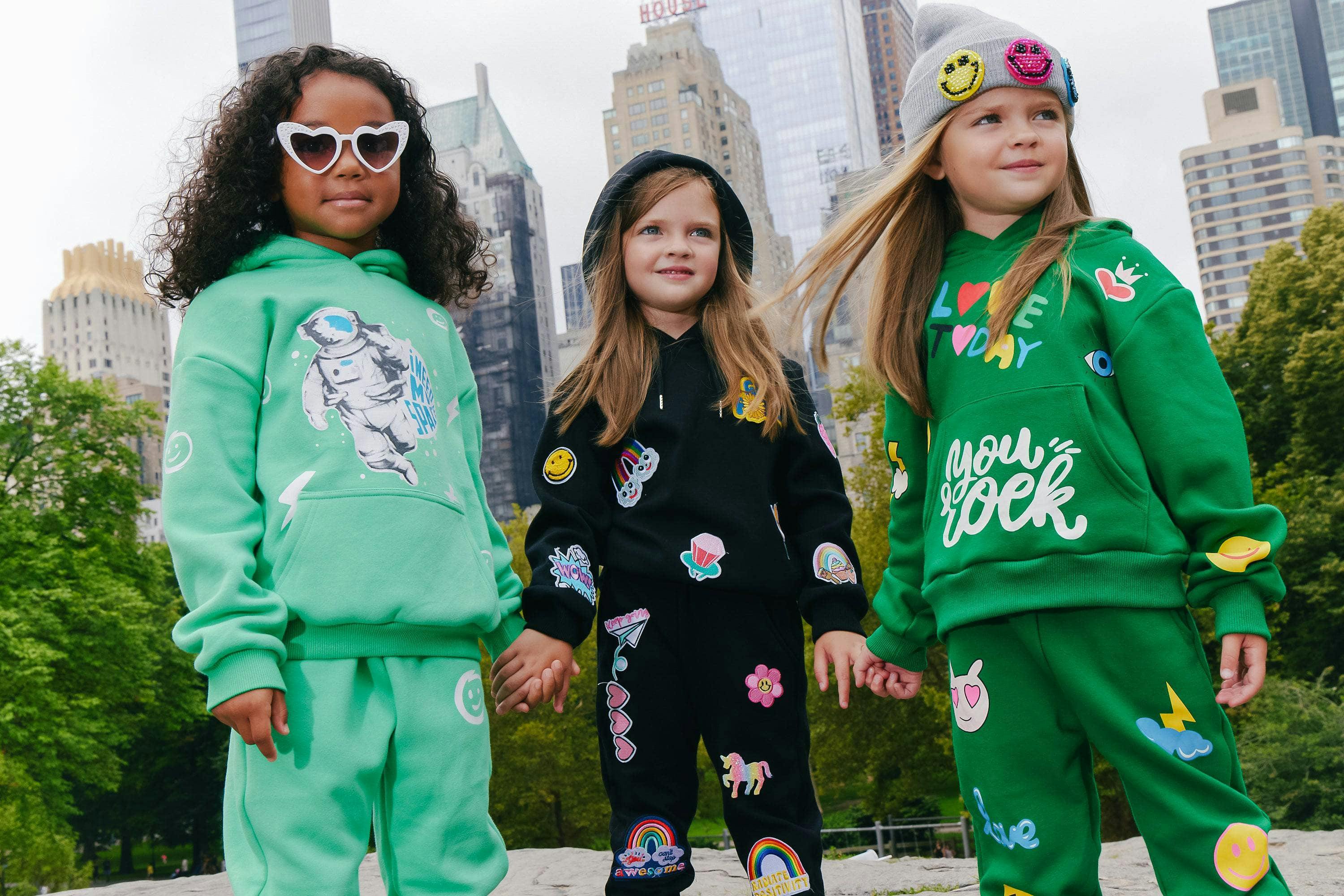 You Rock Doodle Print Hoodie And Pant Set