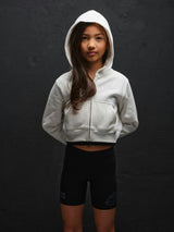Moai Gift Box with Hidden Graphic Kids Cropped Zip-Up Hoodie, Book, and Activities