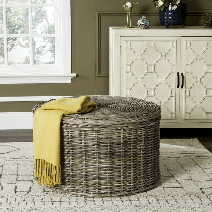 Jesse Wicker Storage Coffee Table