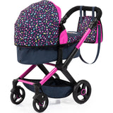 Bayer Design Dolls: Pram Xeo - Shapes Navy & Pink