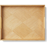 Marcello Wood Tray, Beige