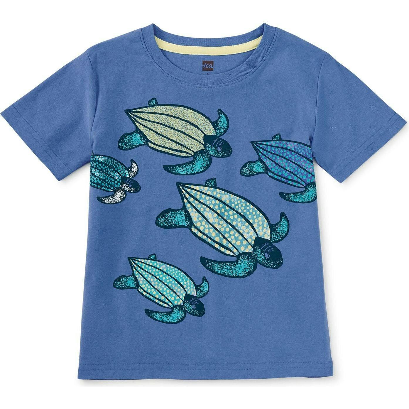 Leatherback Turtles Graphic Te, Blue