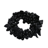 Beaded Bow Scrunchie Set