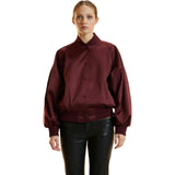 Satin Bomber Jacket