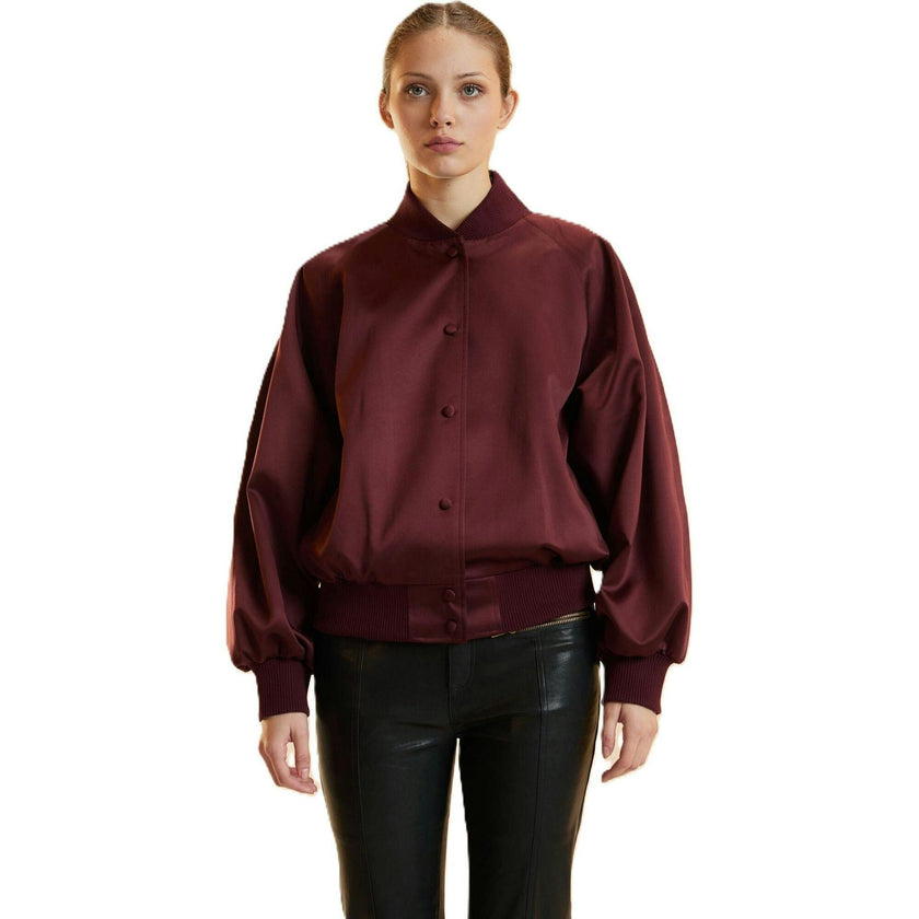 Satin Bomber Jacket