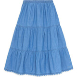 BONTON Celine Chambray Maxi Skirt - Chambray