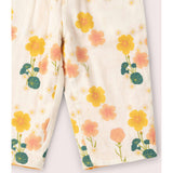Flora Reversible Pull On Trousers, Cream