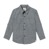 ATWOOD woven shirt navy/chambray