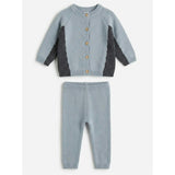 Knit Cardigan & Pants Set