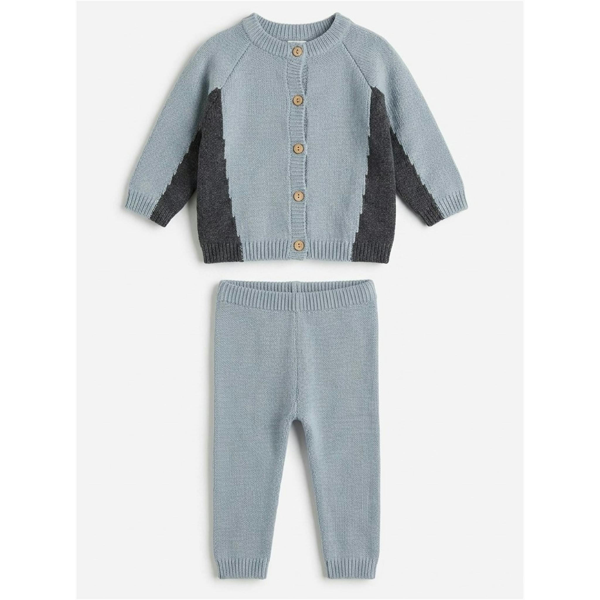 Knit Cardigan & Pants Set