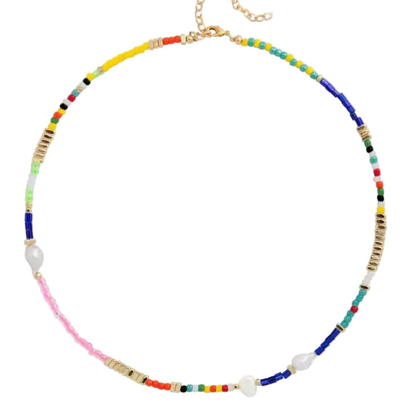 Jessica Pearl Beaded Choker