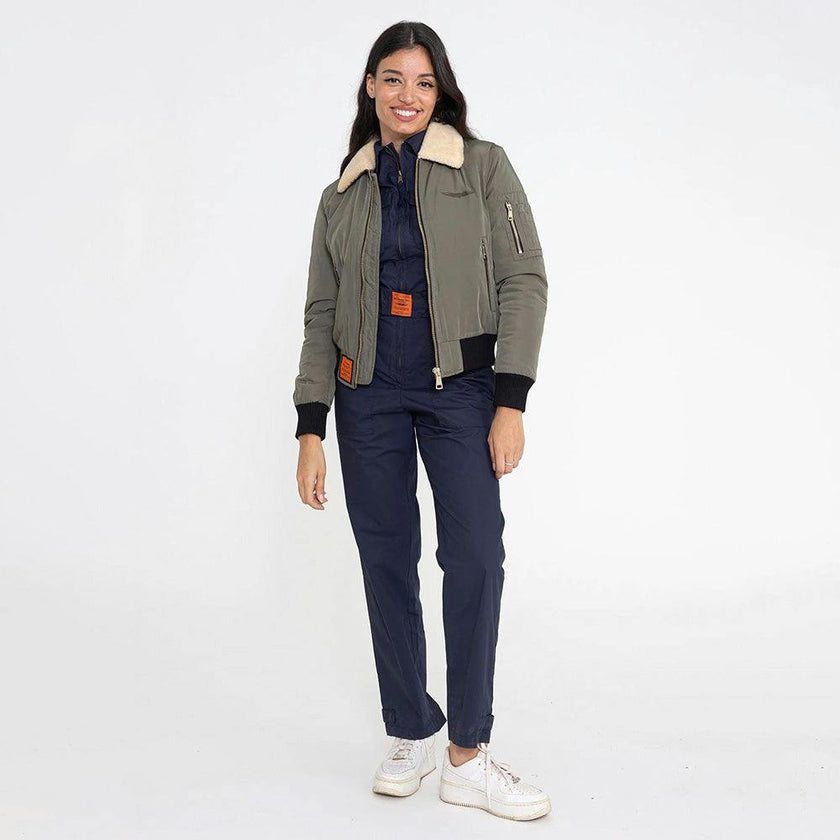 BOMBERS ORIGINAL Barcelona Aviator Jacket - Kaki