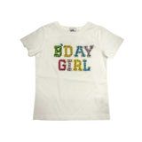 Birthday Girl Crystal Gem Heart T-Shirt