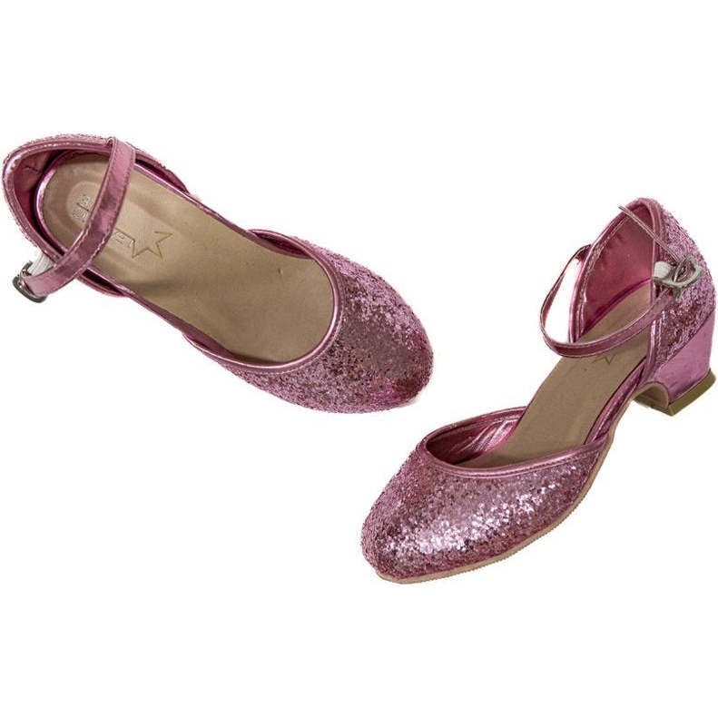 Jr Star Pink Sparkle Heels