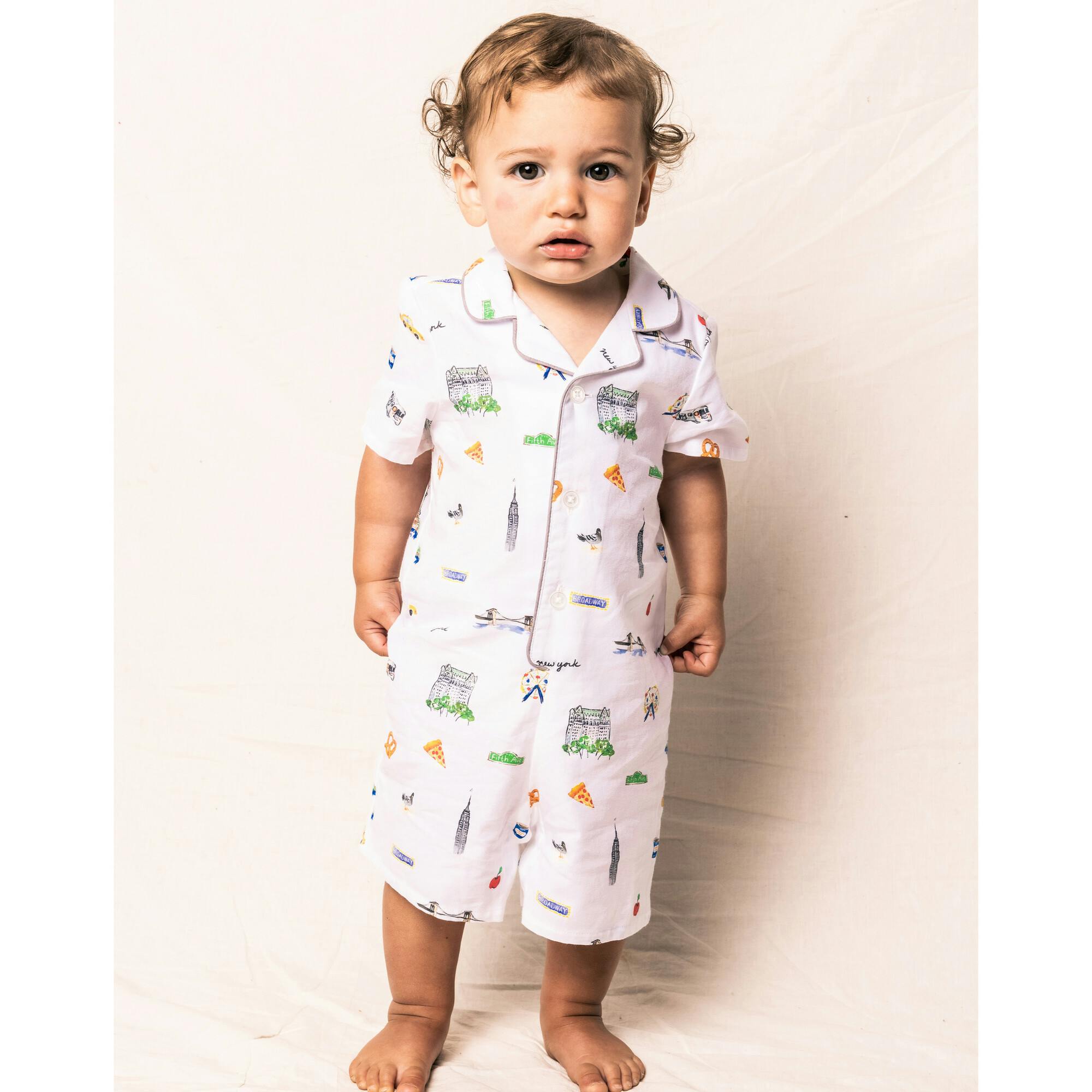 Baby's Twill Summer Romper in New York! New York!
