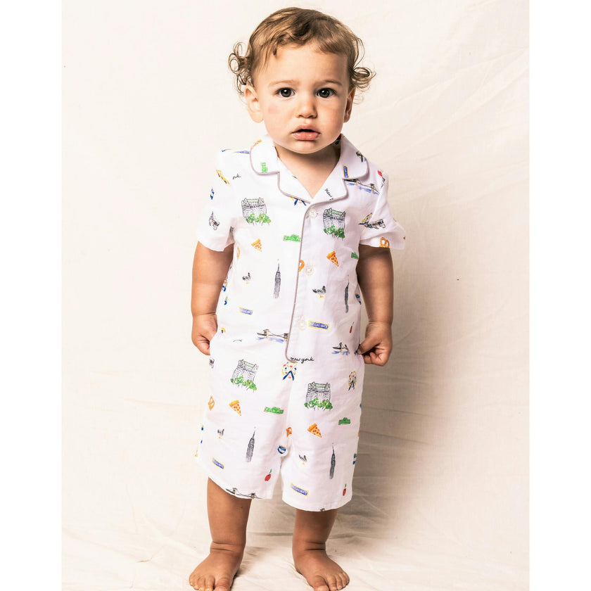 Baby's Twill Summer Romper in New York! New York!