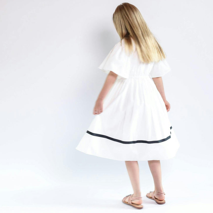 Lea dress (blue checkered)