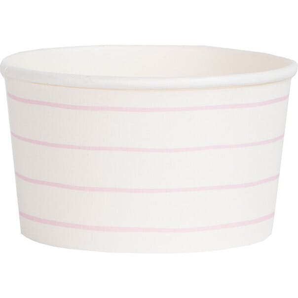 Lilac Frenchie Striped Treat Cups