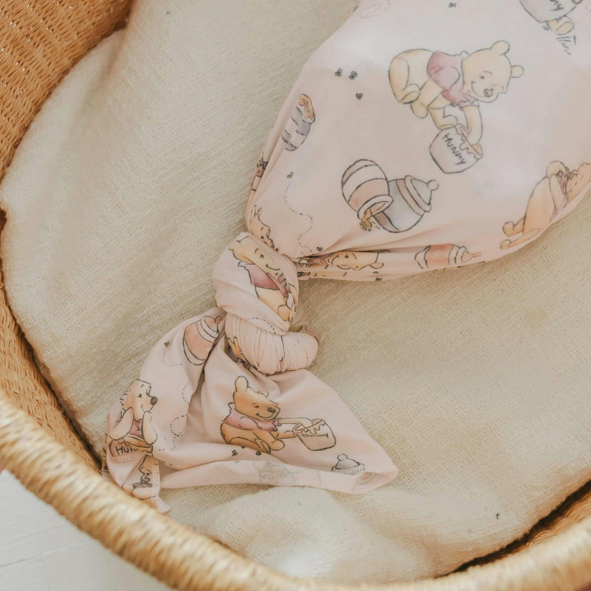 Knit Swaddle Blanket - Hunny