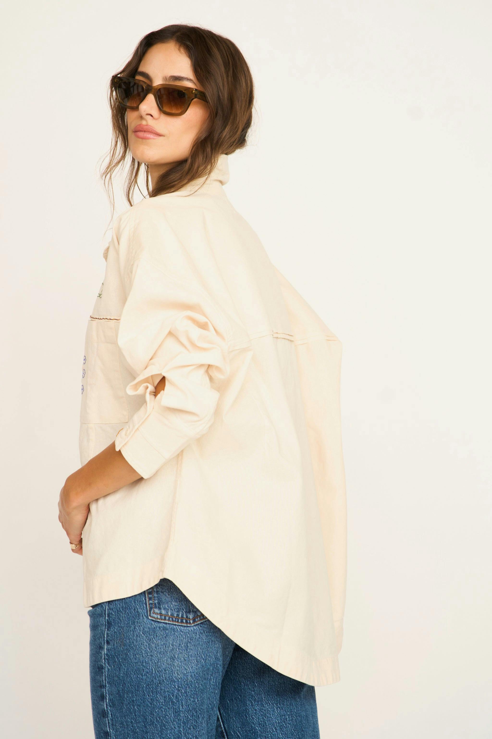 Huron Work Shirt in Bone