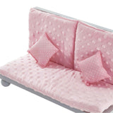 Olivia's Little World Little Princess Lounge Set with Couch, Chair and Coffee Table