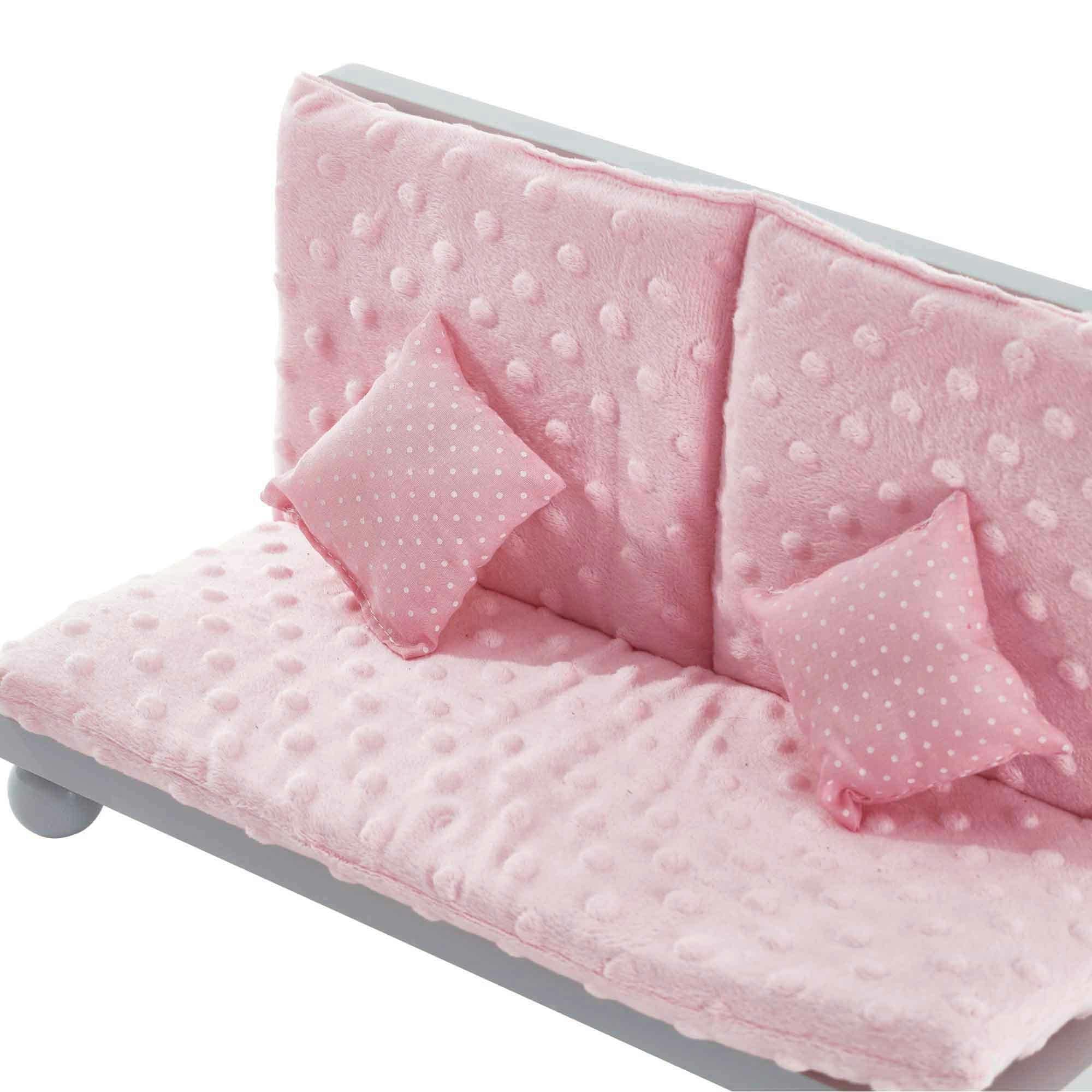 Olivia's Little World Little Princess Lounge Set with Couch, Chair and Coffee Table