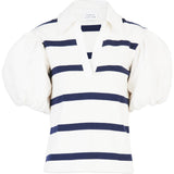 Women's Striped Tory Top, Cream