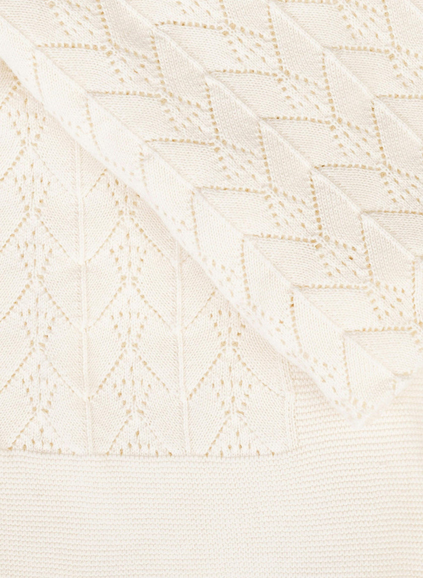 Wonder Baby Organic Cotton Blanket - Ivory