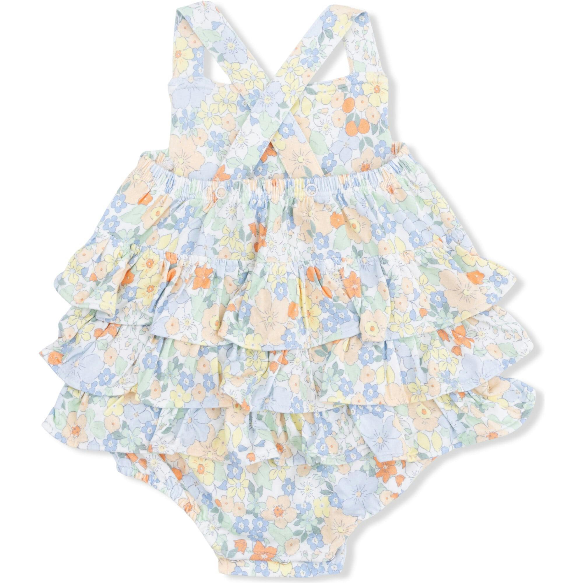 Georgia Floral - Ruffle Sunsuit