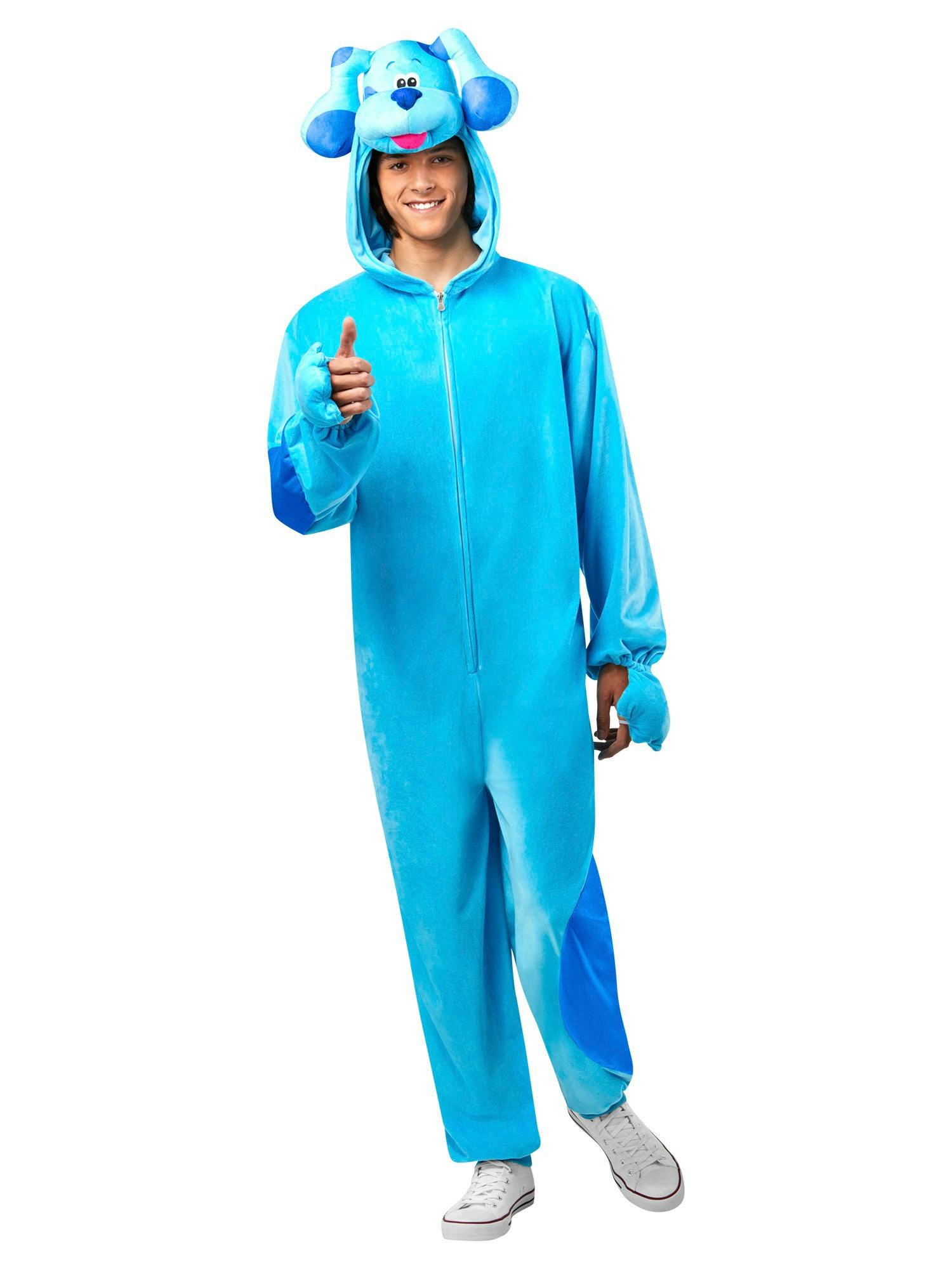 Adult Blue's Clues Blue Zipsters Costume