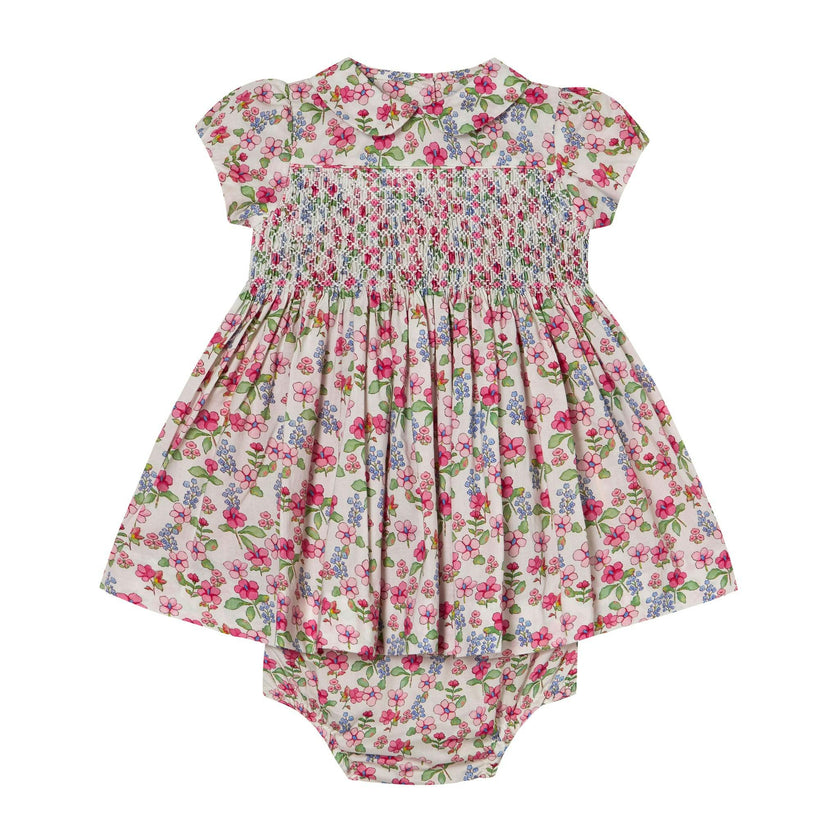 Hand-Smocked Baby Dress - Hillary