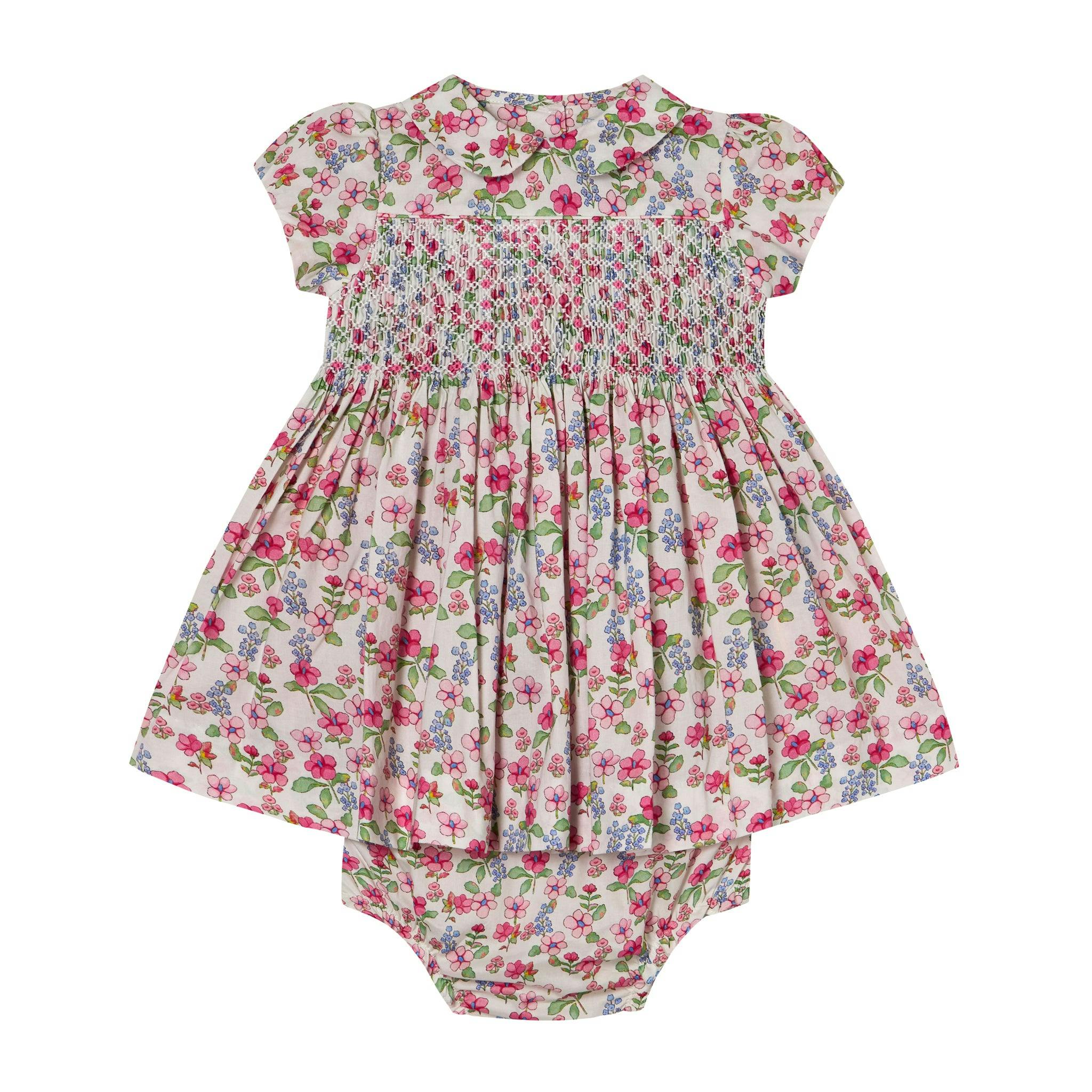 Hand-Smocked Baby Dress - Hillary