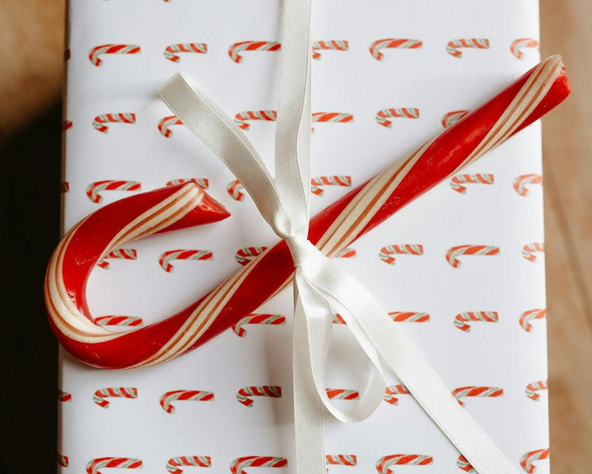 Candy Cane Gift Wrap