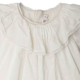 BONPOINT Lenou Baby Dress & Bloomers - Blanc Lait