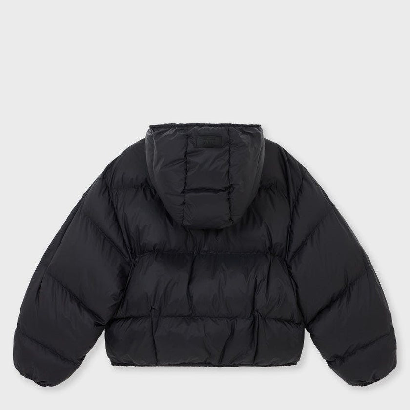 Cropped Lightweight Reversible Puffer