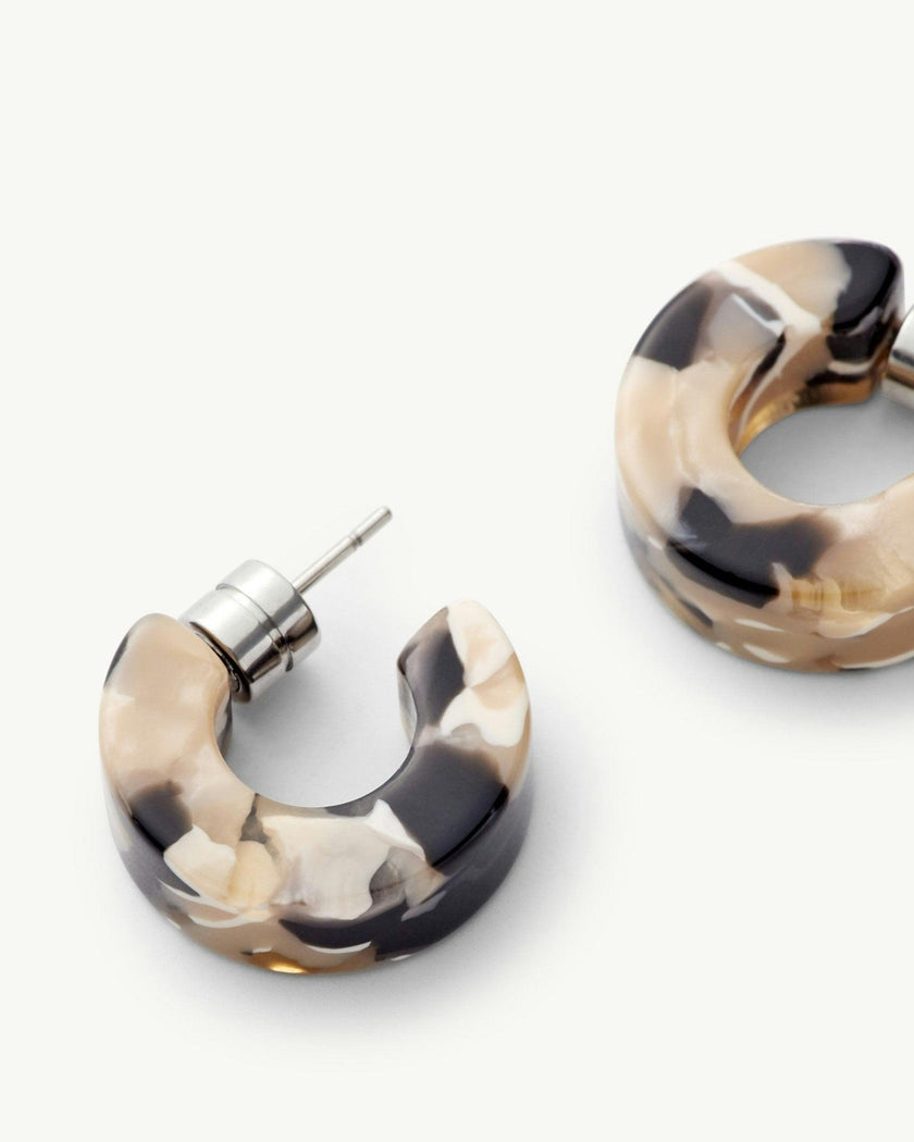 Muse Hoops in Abalone
