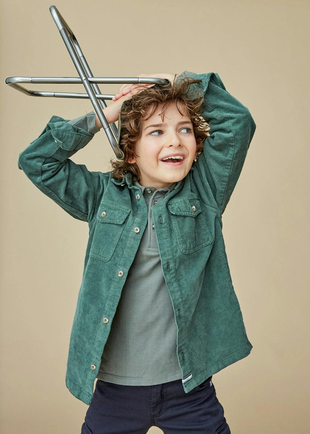 The Forest Green Corduroy Shirt
