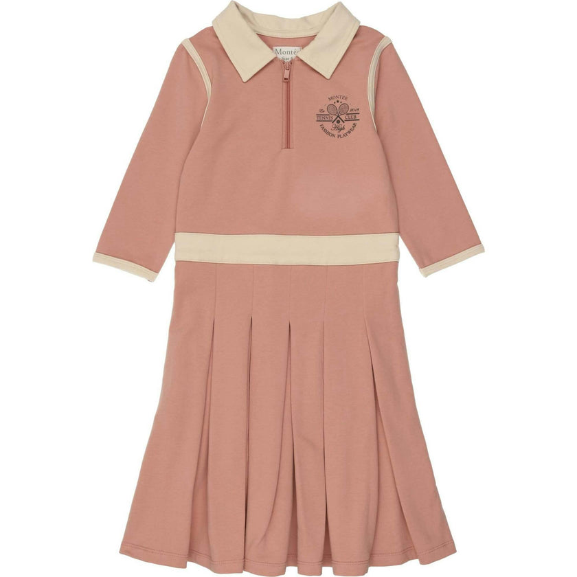 Tennis Club 3-Quarter Sleeve Dress