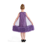 Purple Serenata Glitter Tulle Dress