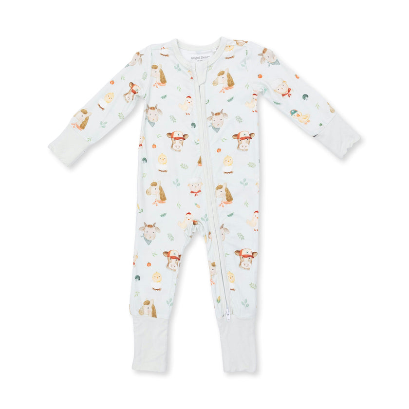 Baby Farm Faces - Convertible Romper