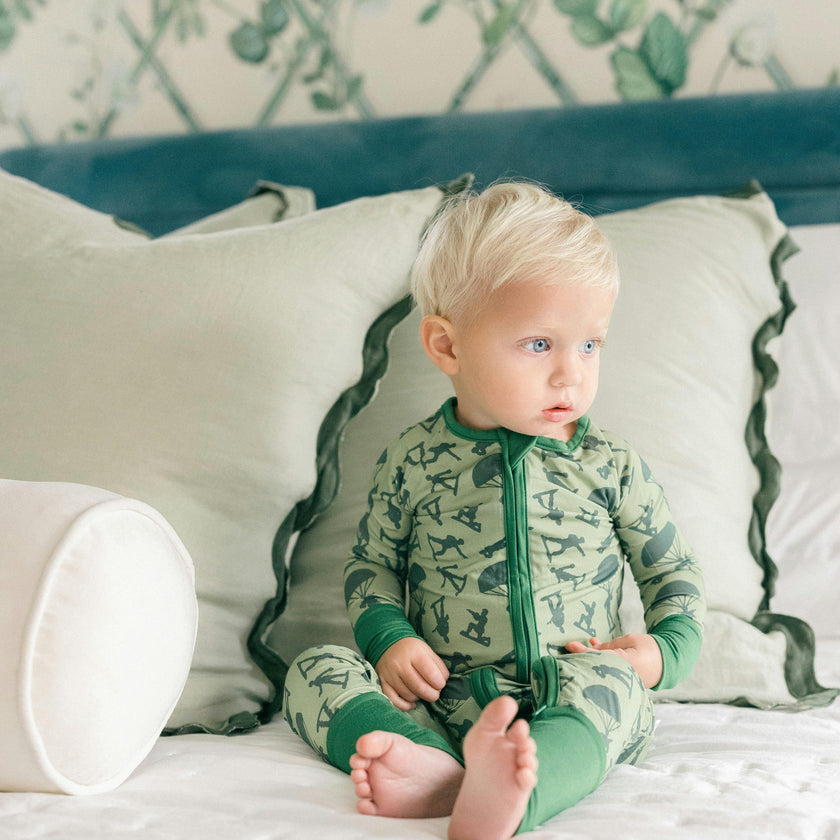 Trooper Bamboo Zipper Romper