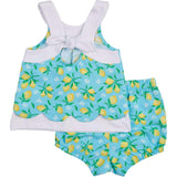 Lemon Print Dress and Bloomer